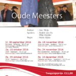 Affiche Oude Meesters, Toneelgroep Graficus, toneelvereniging uit Apeldoorn